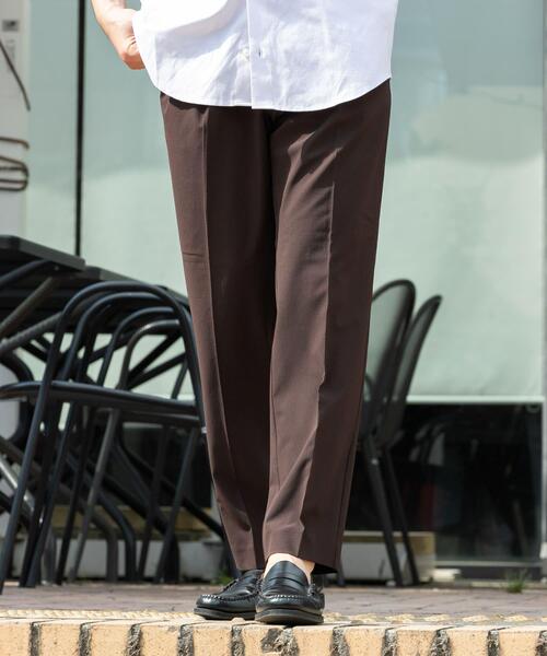URBAN RESEARCH ROSSO MEN(アーバンリサーチロッソメン)の「『WEB限定』『XLサイズあり』『吸水速乾』Air Stretch イージースラックス(その他パンツ・メンズ・ネイビー/ブラウン/チャコールグレー/ブラック・X-LARGE/LARGE/MEDIUM/SMALL)」の3枚目の写真