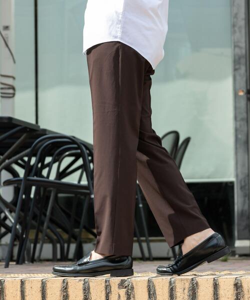 URBAN RESEARCH ROSSO MEN(アーバンリサーチロッソメン)の「『WEB限定』『XLサイズあり』『吸水速乾』Air Stretch イージースラックス(その他パンツ・メンズ・ネイビー/ブラウン/チャコールグレー/ブラック・X-LARGE/LARGE/MEDIUM/SMALL)」の21枚目の写真