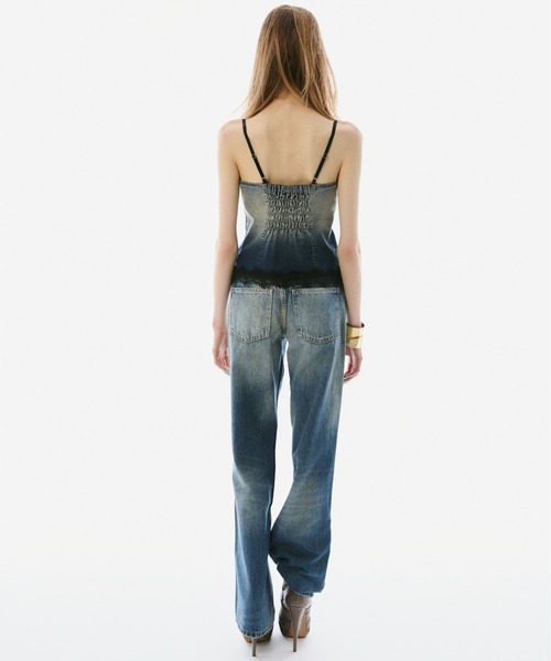 BLONDEY(ブロンディ)の「LACE DENIM CAMISOLE TOPS(キャミソール・レディース・ブルー・FREE)」の13枚目の写真
