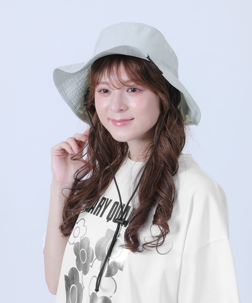 【最終値下げ！】マリークヮント×ニューエラ　バケットハット パッカブル バケットハット（ハット）｜MARY QUANT（マリークワント