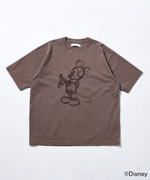 Johnbull（ジョンブル）の「MICKEY MOUSE / Embroidery Tシャツ（Tシャツ/カットソー）」