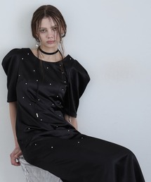 パールグローサテンドレス / pearl glow satin dress（ドレス