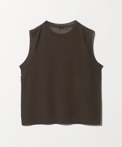 MARW UNITED ARROWS(マルゥ ユナイテッドアローズ)の「<MARW UNITED ARROWS>シアー ノースリーブ ニット(ニット/セーター・レディース・ダークブラウン/ライトグレー/ネイビー/ブラック・FREE)」の10枚目の写真