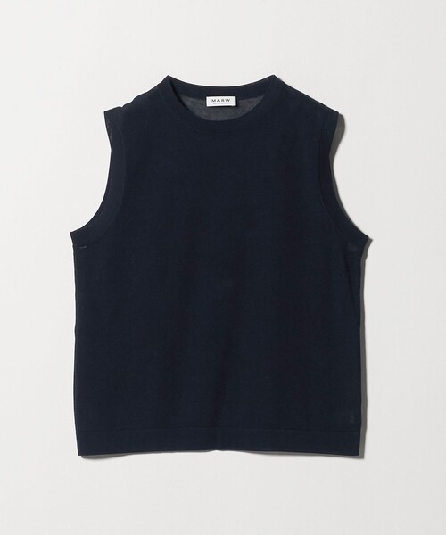MARW UNITED ARROWS(マルゥ ユナイテッドアローズ)の「<MARW UNITED ARROWS>シアー ノースリーブ ニット(ニット/セーター・レディース・ダークブラウン/ライトグレー/ネイビー/ブラック・FREE)」の14枚目の写真