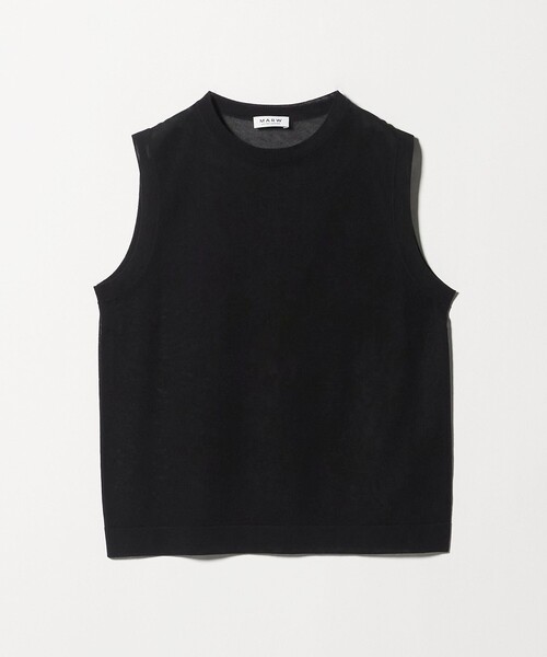 MARW UNITED ARROWS(マルゥ ユナイテッドアローズ)の「<MARW UNITED ARROWS>シアー ノースリーブ ニット(ニット/セーター・レディース・ダークブラウン/ライトグレー/ネイビー/ブラック・FREE)」の17枚目の写真