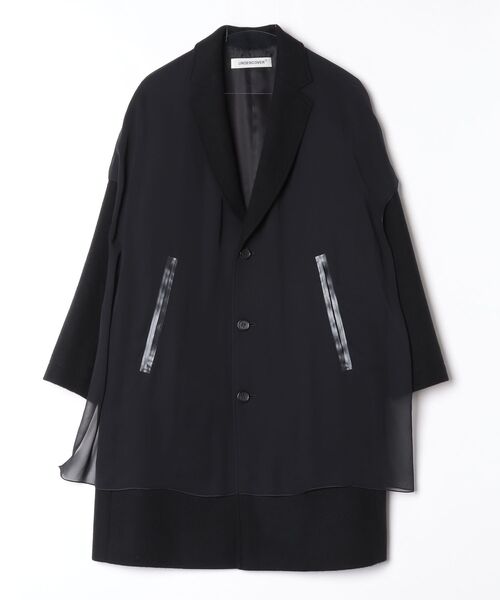 UNDERCOVER｜アンダーカバーのチェスターコート（ブラック/黒色系