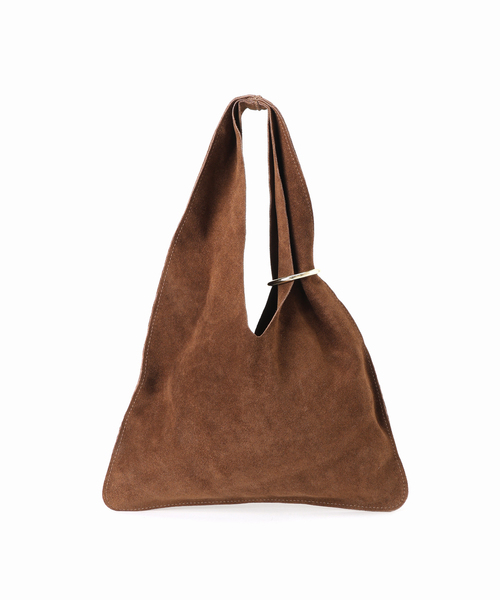 AULENTTI(オウレンティ)の「《NOBLE別注》AULENTTI/オウレンティ スウェードワンハンドルBAG(ショルダーバッグ・レディース・ベージュ/ブラウン・FREE)」の12枚目の写真