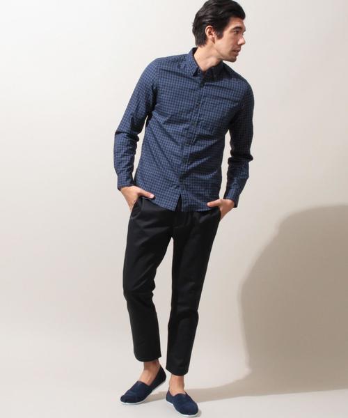 BEAUTY&YOUTH UNITED ARROWS（ビューティーアンドユースユナイテッドアローズ）の「【WEB限定】by ∴ チノ アンクル テーパードパンツ◆（チノパンツ・メンズ・ブラック/グレー/ベージュ/ネイビー・MEDIUM/LARGE/SMALL）」の12枚目の写真