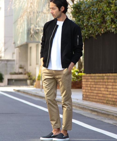 BEAUTY&YOUTH UNITED ARROWS（ビューティーアンドユースユナイテッドアローズ）の「【WEB限定】by ∴ チノ アンクル テーパードパンツ◆（チノパンツ・メンズ・ブラック/グレー/ベージュ/ネイビー・MEDIUM/LARGE/SMALL）」の9枚目の写真