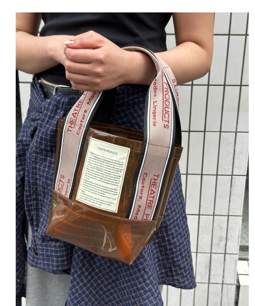 BadBlue ブラウン ドット トートバッグ　musinsa 保存袋タグ付き MISSISSIPPI TPUトートバッグS（トートバッグ）｜THEATRE PRODUCTS