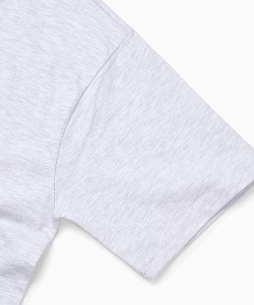 FREEMARIO（フリーマリオ）の「カジノTシャツ [メランジグレー]（Tシャツ/カットソー・レディース・ライトグレー・SMALL/MEDIUM）」の6枚目の写真