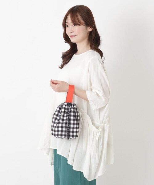 one'sterrace（ワンズテラス）の「【リンネル7月号掲載】HE パレットドローストリングバッグ（トートバッグ・レディース・イエロー系8/ブラック系8/その他/ピンク系9・99）」の12枚目の写真