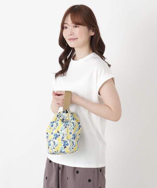 one'sterrace（ワンズテラス）の「【リンネル7月号掲載】HE パレットドローストリングバッグ（トートバッグ・レディース・イエロー系8/ブラック系8/その他/ピンク系9・99）」の10枚目の写真