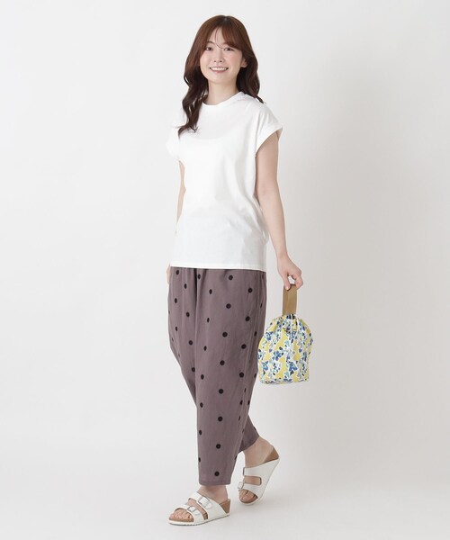 one'sterrace（ワンズテラス）の「【リンネル7月号掲載】HE パレットドローストリングバッグ（トートバッグ・レディース・イエロー系8/ブラック系8/その他/ピンク系9・99）」の9枚目の写真