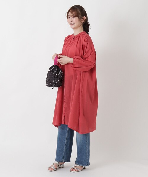 one'sterrace（ワンズテラス）の「【リンネル7月号掲載】HE パレットドローストリングバッグ（トートバッグ・レディース・イエロー系8/ブラック系8/その他/ピンク系9・99）」の5枚目の写真