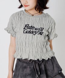 algy | シャーリングロゴ半袖Tシャツ(Tシャツ/カットソー)