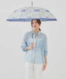 MOOMIN（ムーミン）の「MOOMIN ムーミン ジャンプ傘 半透明 雨傘 パッチワーク柄（長傘）」