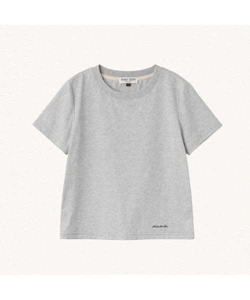 MAC MOC(マックモック)の「コニー エッセンシャルデイリー クルーネック 半袖Tシャツ_7カラー(Tシャツ/カットソー・レディース・ホワイト/スカイブルー/ブラック/ネイビー/グレー/イエロー/バーガンディー・FREE)」の3枚目の写真