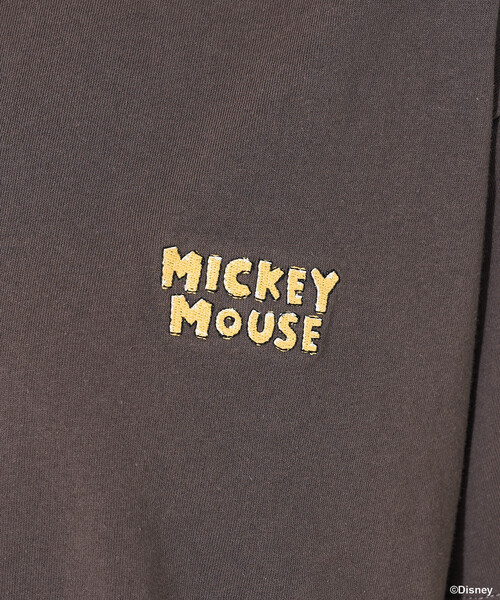 FREAK'S STORE(フリークスストア)の「【MICKEY MOUSE】レトロ バックプリントTシャツ(Tシャツ/カットソー・レディース・オフホワイト/レモンイエロー/チャコール・SMALL/MEDIUM)」の10枚目の写真