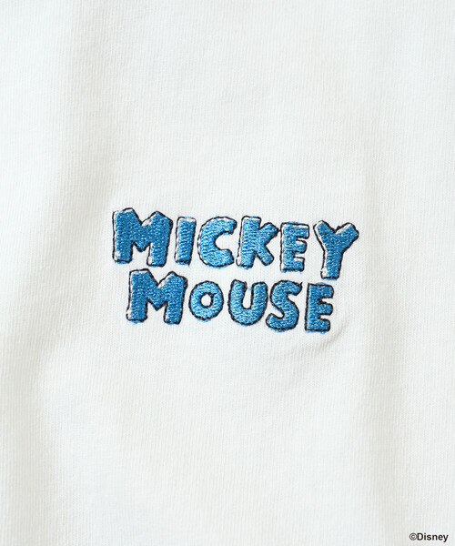 FREAK'S STORE(フリークスストア)の「【MICKEY MOUSE】レトロ バックプリントTシャツ(Tシャツ/カットソー・レディース・オフホワイト/レモンイエロー/チャコール・SMALL/MEDIUM)」の15枚目の写真