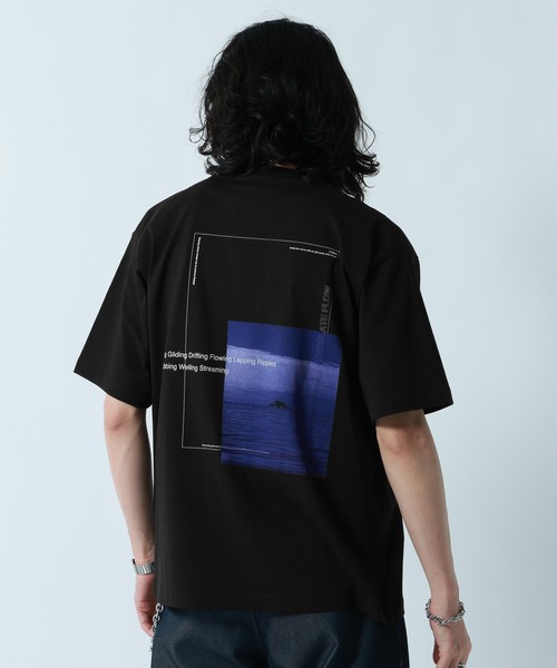 セール】Back Photo Print T-Shirt/バックフォトプリントTシャツ（T