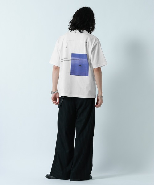 RAGEBLUE（レイジブルー）の「Back Photo Print T-Shirt/バックフォトプリントTシャツ（Tシャツ/カットソー・メンズ・ブラック/ホワイト・LARGE/MEDIUM）」の4枚目の写真