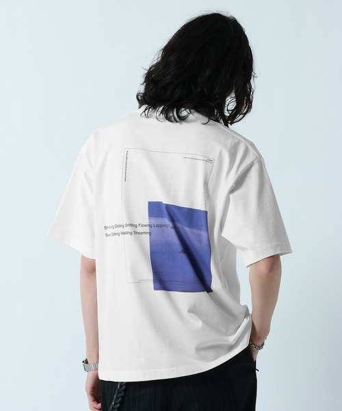 RAGEBLUE（レイジブルー）の「Back Photo Print T-Shirt/バックフォトプリントTシャツ（Tシャツ/カットソー・メンズ・ブラック/ホワイト・LARGE/MEDIUM）」の9枚目の写真