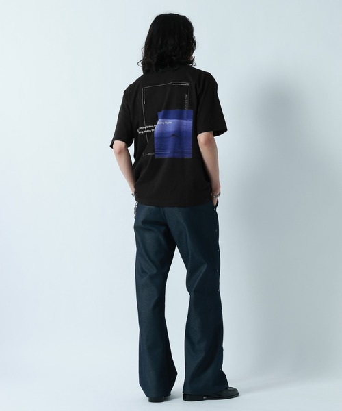 RAGEBLUE（レイジブルー）の「Back Photo Print T-Shirt/バックフォトプリントTシャツ（Tシャツ/カットソー・メンズ・ブラック/ホワイト・LARGE/MEDIUM）」の13枚目の写真