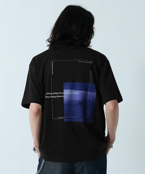 RAGEBLUE（レイジブルー）の「Back Photo Print T-Shirt/バックフォトプリントTシャツ（Tシャツ/カットソー・メンズ・ブラック/ホワイト・LARGE/MEDIUM）」の18枚目の写真
