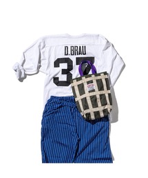PUEBCO（プエブコ）の「VINTAGE BRAKE PARACHUTE RECTANGLE BAG / Purple Handle（トートバッグ）」