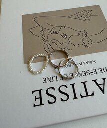 【heilly】パール3点セットリング