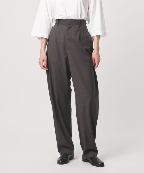 LOEFF(ロエフ)の「<LOEFF>トロピカルウール ボンタンパンツ(その他パンツ・レディース・ブラウン系/ワイン/ブラック・00/0/1/2)」の6枚目の写真