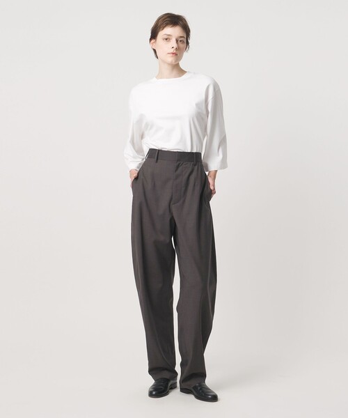 LOEFF(ロエフ)の「<LOEFF>トロピカルウール ボンタンパンツ(その他パンツ・レディース・ブラウン系/ワイン/ブラック・00/0/1/2)」の8枚目の写真