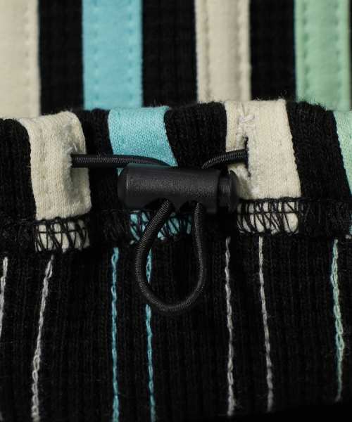 GARMENTS FAB(ガーメンツファブ)の「Rainbow Binding Sweatpants (BLACK)(スウェットパンツ・レディース・その他・MEDIUM/LARGE)」の7枚目の写真