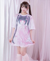 mine by LAFARY（マインバイラファリー）の「《ビビちゃん×mine》フルグラフィックTシャツ（Tシャツ/カットソー）」