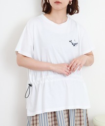 EMAGO くじら刺繍ワイドT 半袖