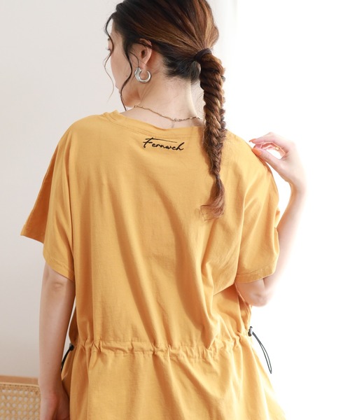 Emago(イマゴ)の「EMAGO くじら刺繍ワイドT 半袖(Tシャツ/カットソー・レディース・ホワイト・FREE)」の19枚目の写真