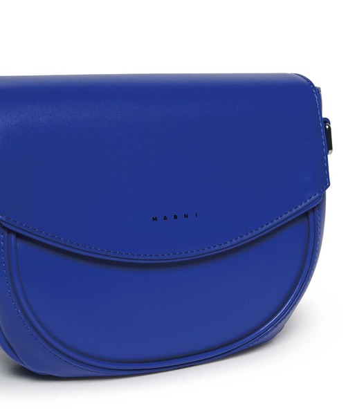 MARNI（マルニ）の「MARNI（マルニ）Kids & Junior エコレザー フラップ ショルダーバッグ（ショルダーバッグ・キッズ・ブルー・ONE SIZE）」の4枚目の写真
