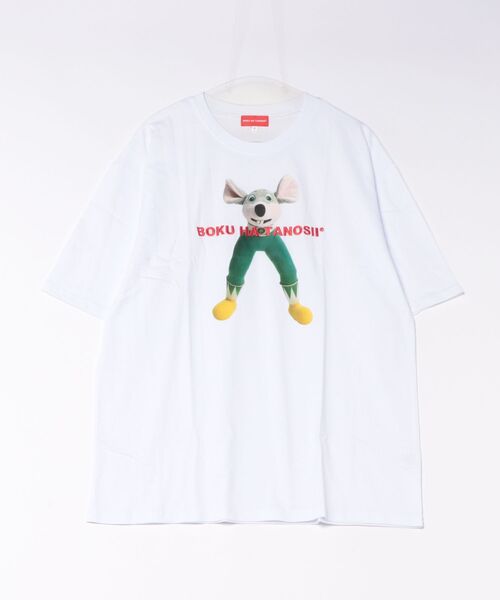 BOKU HA TANOSII(ボク ハ タノシイ)の「【別注】BOKU HA TANOSII キメラドール半袖Tシャツ/おとな(Tシャツ/カットソー・レディース・ミント/ホワイト/ピンク・170cm)」の8枚目の写真