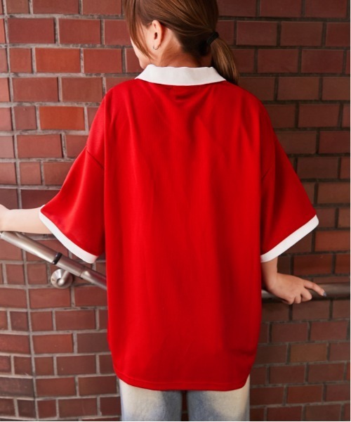 GORGE(ゴージ)の「《ナンバリング・刺しゅう入り》ユニフォームTシャツ/ストリート×スポーティ/春夏/全3色(Tシャツ/カットソー・レディース・オフホワイト/ボルドー/ネイビー・F)」の9枚目の写真