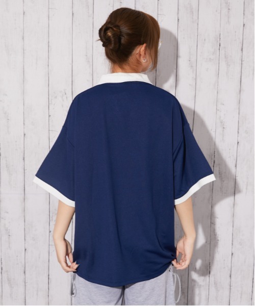 GORGE(ゴージ)の「《ナンバリング・刺しゅう入り》ユニフォームTシャツ/ストリート×スポーティ/春夏/全3色(Tシャツ/カットソー・レディース・オフホワイト/ボルドー/ネイビー・F)」の15枚目の写真