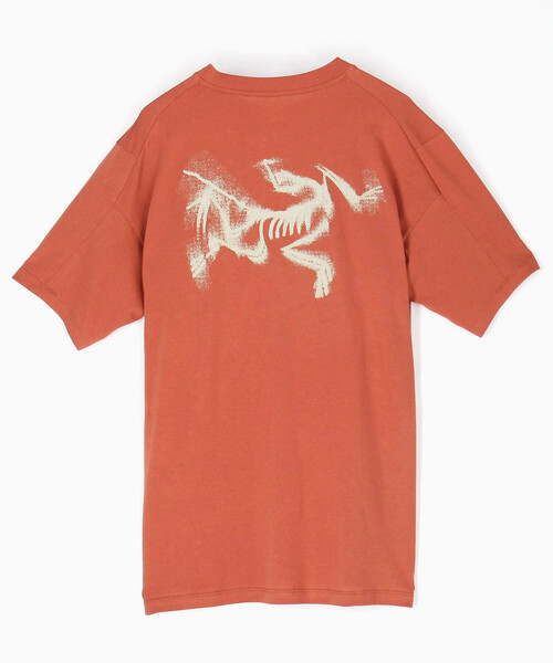 ARC'TERYX(アークテリクス)の「ARC'TERYX/アークテリクス Kragg SL Cotton Blurred Bird SS(Tシャツ/カットソー・メンズ・ホワイト/レッド/ブラック・X-LARGE/LARGE/MEDIUM/SMALL)」の3枚目の写真