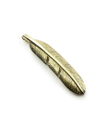 good vibrations（グッドバイブレーション）の「good vibrations グッドバイブレーション フェザーデザインブラスペンタントトップ M size（チャーム）」