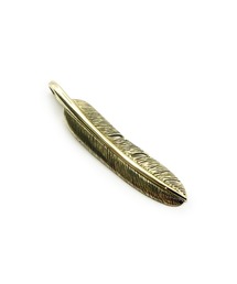 good vibrations（グッドバイブレーション）の「good vibrations グッドバイブレーション フェザーデザインブラスペンタントトップ M size（チャーム）」