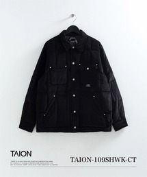 【TAION(タイオン)】〈ユニセックス〉ワーク トラッカー コーデュロイ×ダウンジャケット