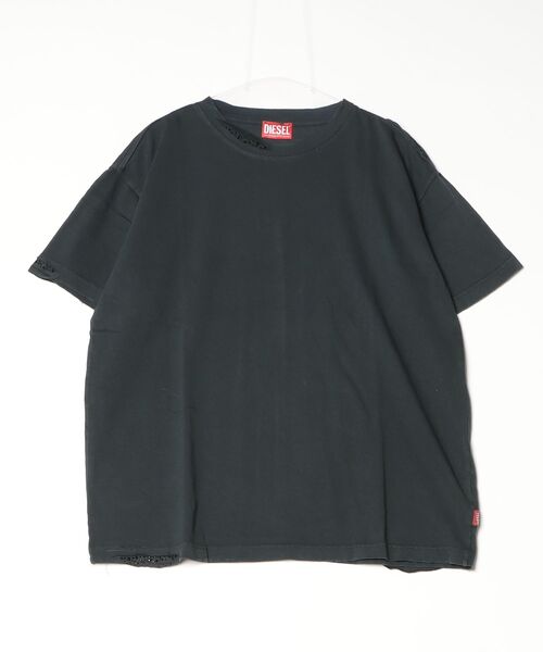 DIESEL(ディーゼル)の「メンズ Tシャツ T-NORM-CRYSTALS(Tシャツ/カットソー・メンズ・ブラック/オフホワイト・SMALL/LARGE/MEDIUM)」の2枚目の写真