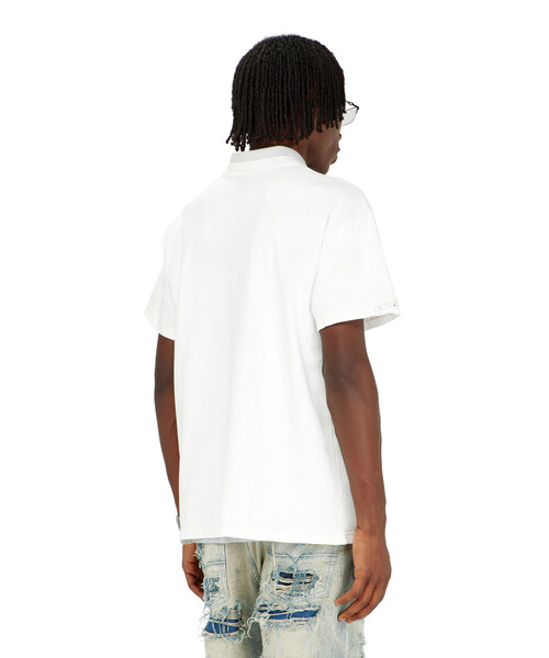 DIESEL(ディーゼル)の「メンズ Tシャツ T-NORM-CRYSTALS(Tシャツ/カットソー・メンズ・ブラック/オフホワイト・SMALL/LARGE/MEDIUM)」の4枚目の写真
