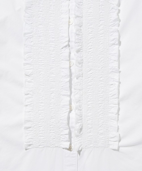 Levi's(リーバイス)の「Levi's/リーバイス ハーリー ボーイフレンド タキシード ラッフルシャツ(シャツ/ブラウス・レディース・ホワイト・M/S/XS)」の9枚目の写真