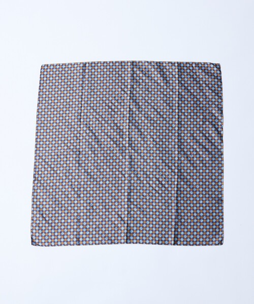 ABAHOUSE GRAY(アバハウスグレイ)の「【リング付き】総柄スカーフ(ストール/ショール・メンズ・ブラック/ブルー/グリーン/ブラウン・フリー)」の19枚目の写真