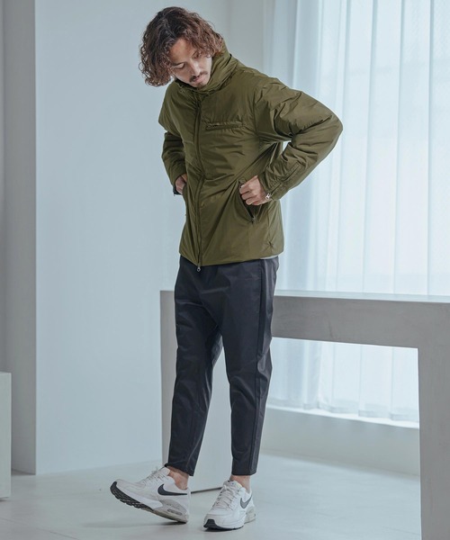 Magine(マージン)の「mj11740-Vertical Stripe Jacquard Thinsulate Padded Stand Collar Blouson パデッドブルゾン(MGN-263-008)(ブルゾン・メンズ・ブラック/ネイビー/オリーブ・44/46/48)」の8枚目の写真